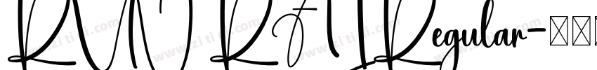 RVN RAIRegular字体转换